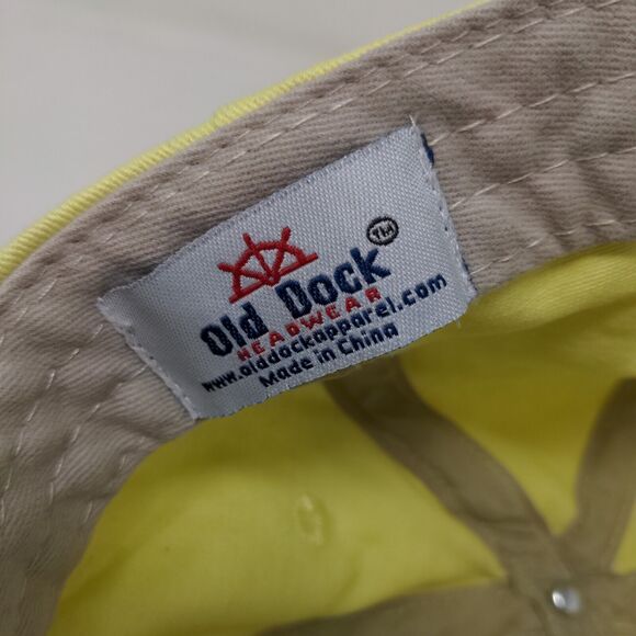 Old Dock Men's Strapback Hat Green Adjustable Embroidered Costa Rica Pura Vida - Picture 11 of 11